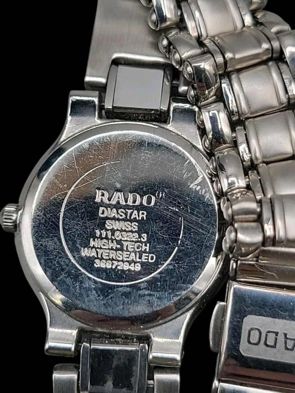 Rado DiaStar Swiss Women’s Watch 111.0358.3 Ceramic Diamond Markers Date - Picture 15 of 16